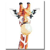 Paint by Numbers Bubble Gum Giraffe